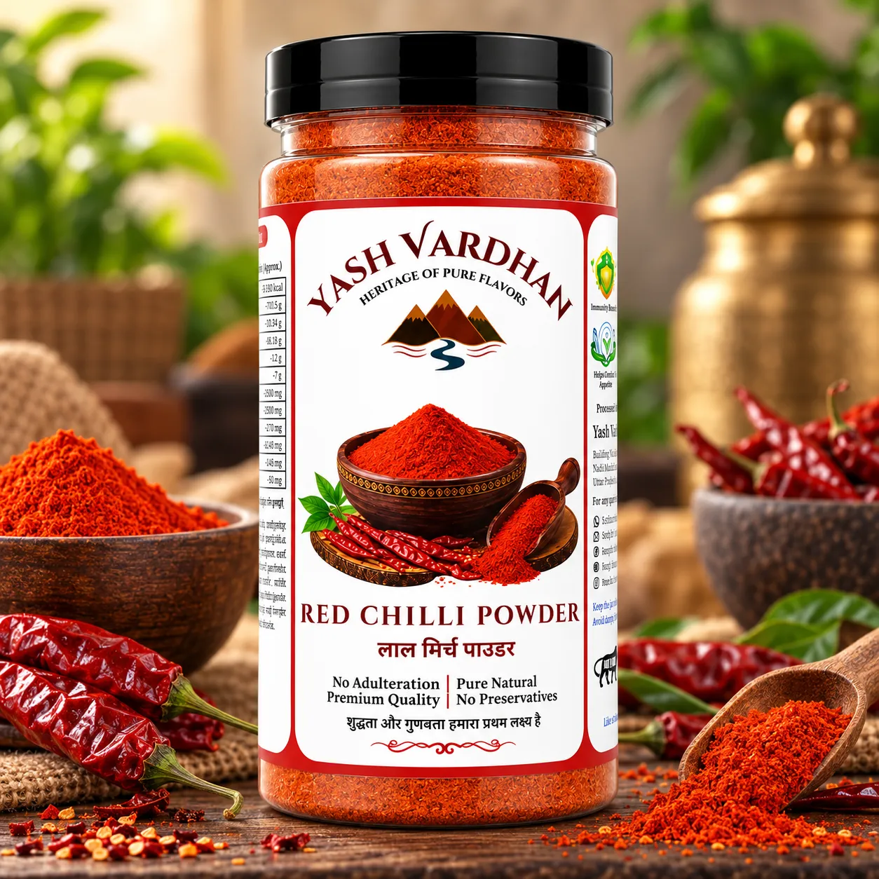 yash vardhan premium red chilli powder 2 yash vardhan premium red chilli powder 2