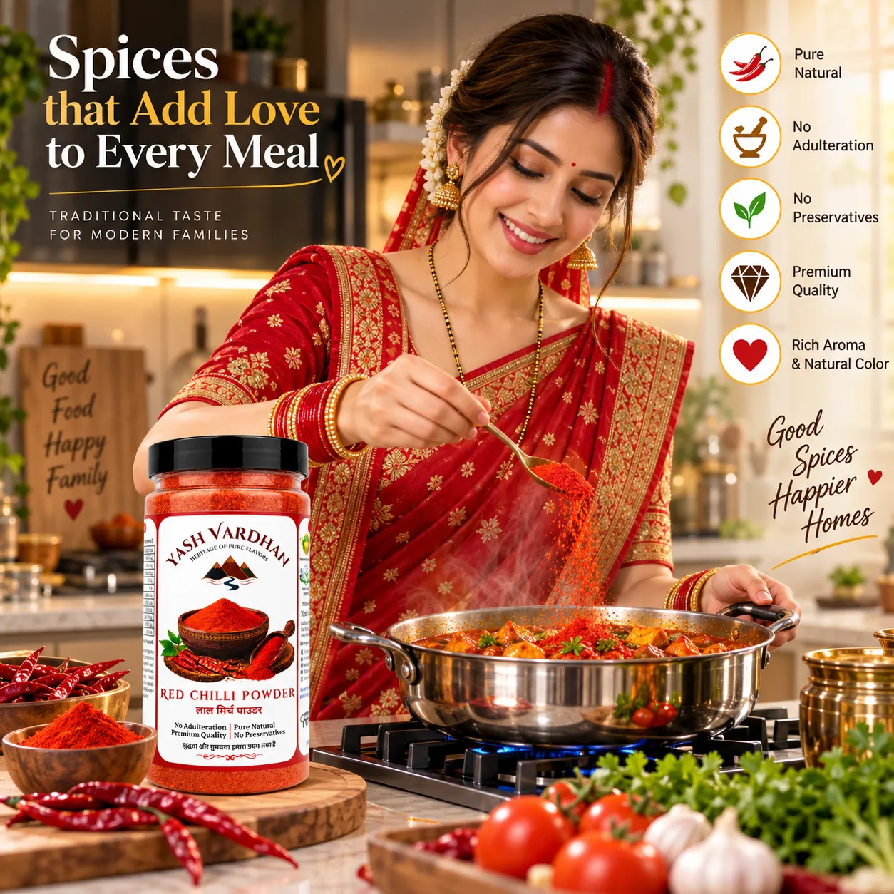 yash vardhan premium red chilli powder 6 yash vardhan premium red chilli powder 6