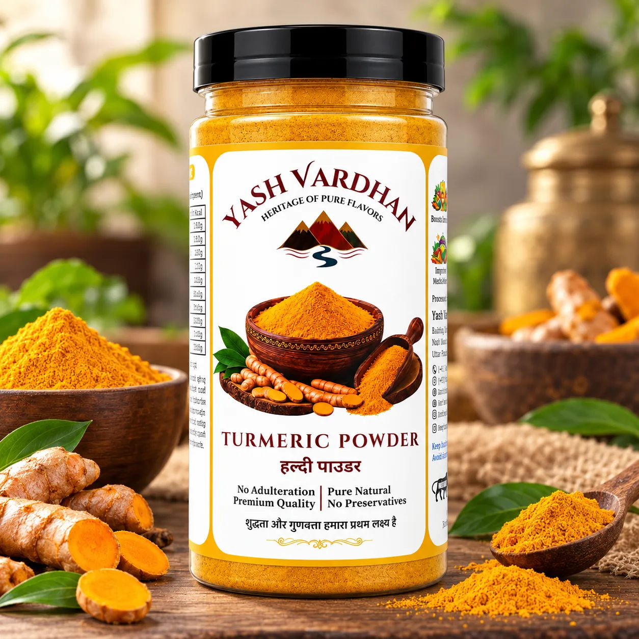 yash vardhan premium turmeric powder 2 yash vardhan premium turmeric powder 2