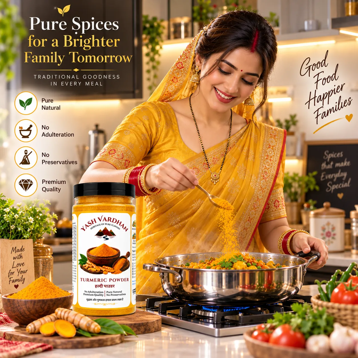 yash vardhan premium turmeric powder 6 yash vardhan premium turmeric powder 6