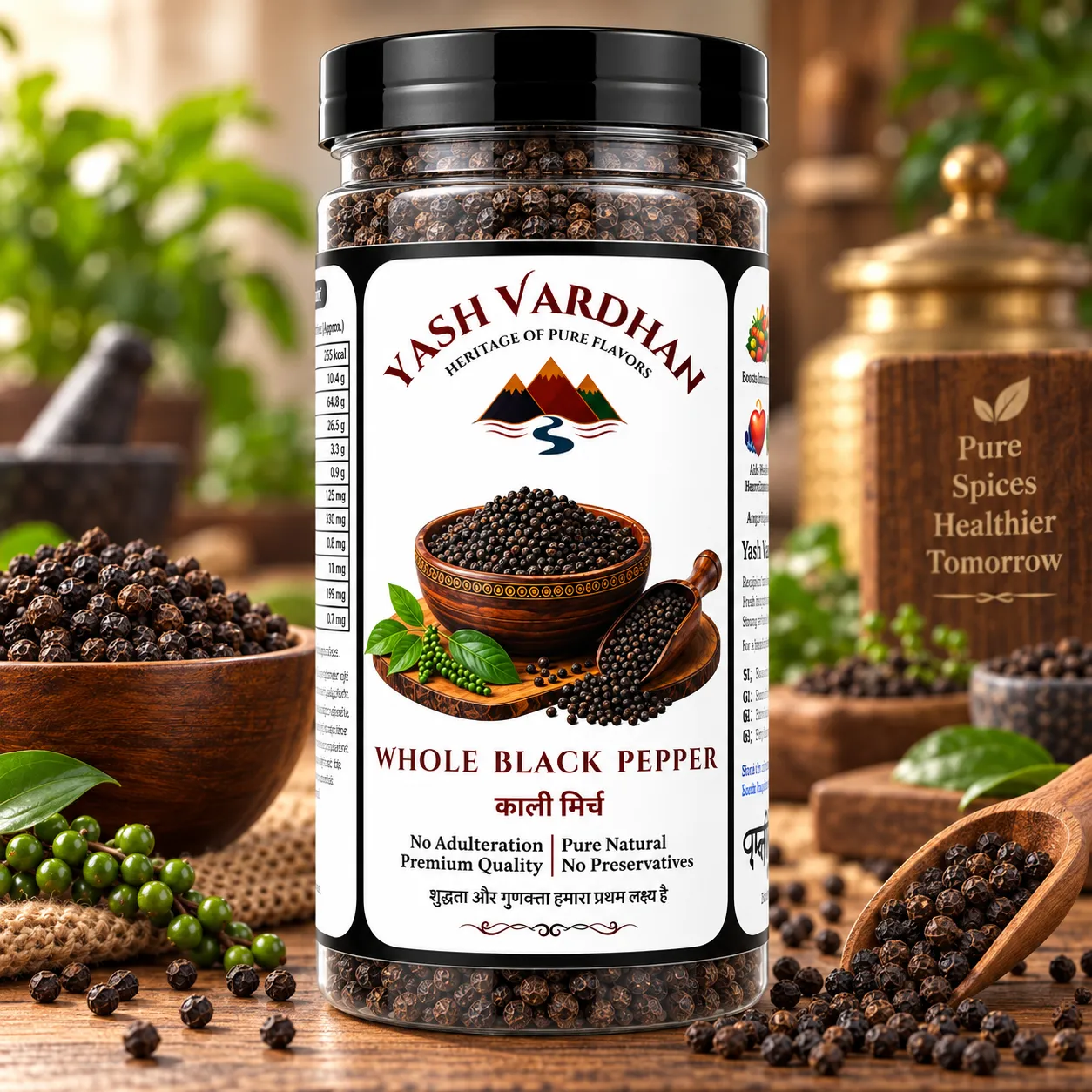 yash vardhan premium whole black pepper 2 yash vardhan premium whole black pepper 2