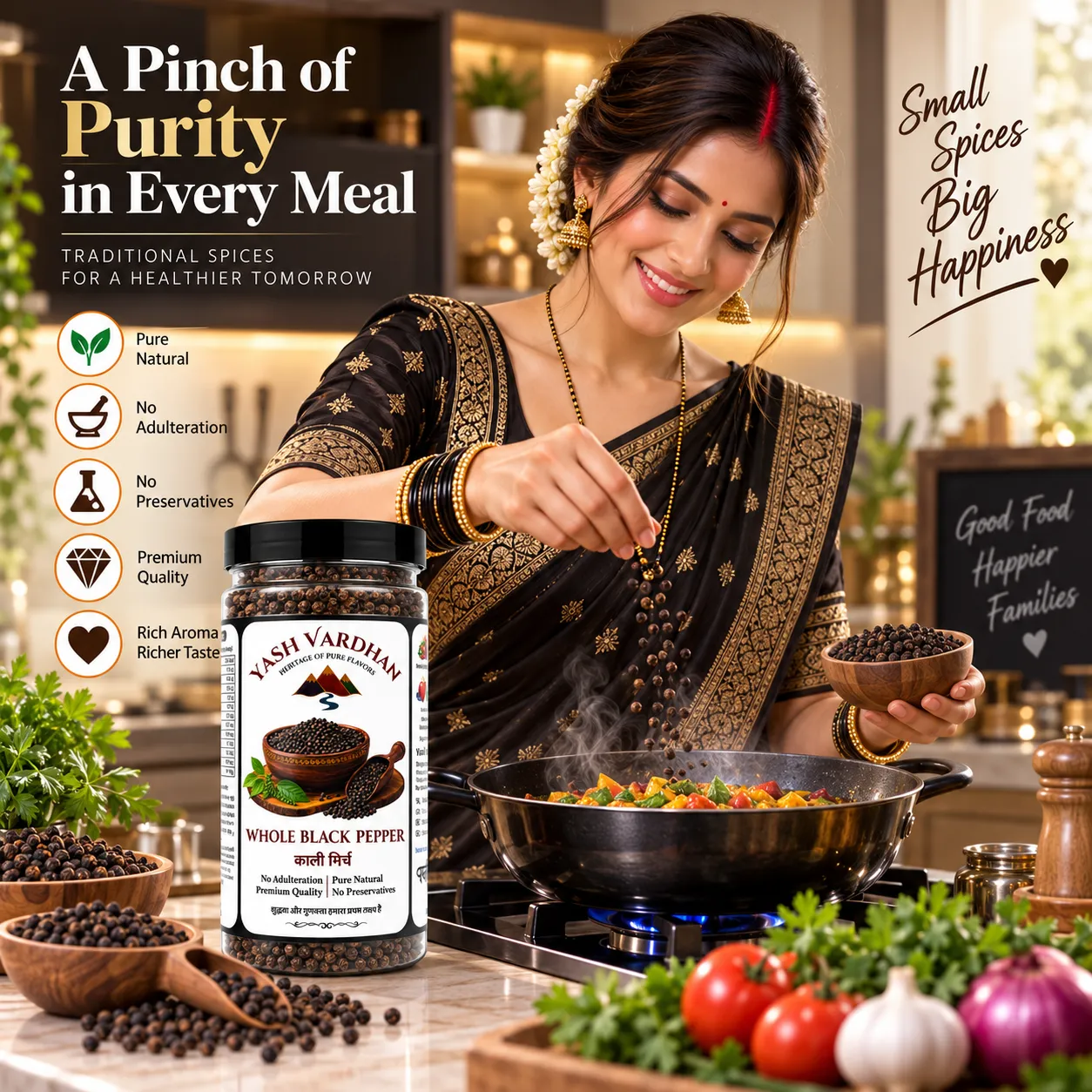 yash vardhan premium whole black pepper 6 yash vardhan premium whole black pepper 6